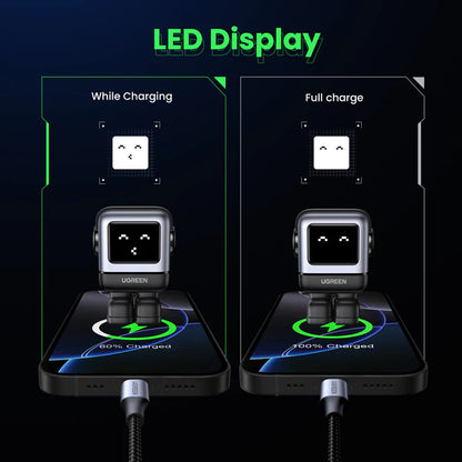 UGREEN 25686 Nexode RG 65W 3-Port Robot Gan Fast Charger UK
