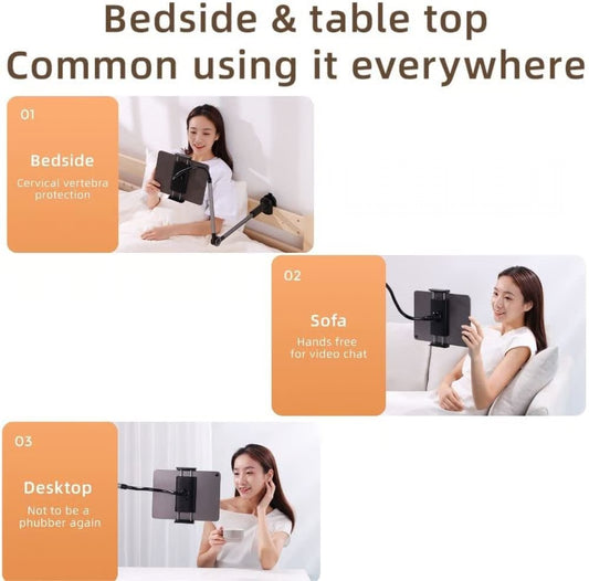 Joyroom JR-ZS263 360° Adjustable Lazy Phone & Tablet Holder – Universal Desk & Bed Stand for TikTok, Live Streaming, Video Calls