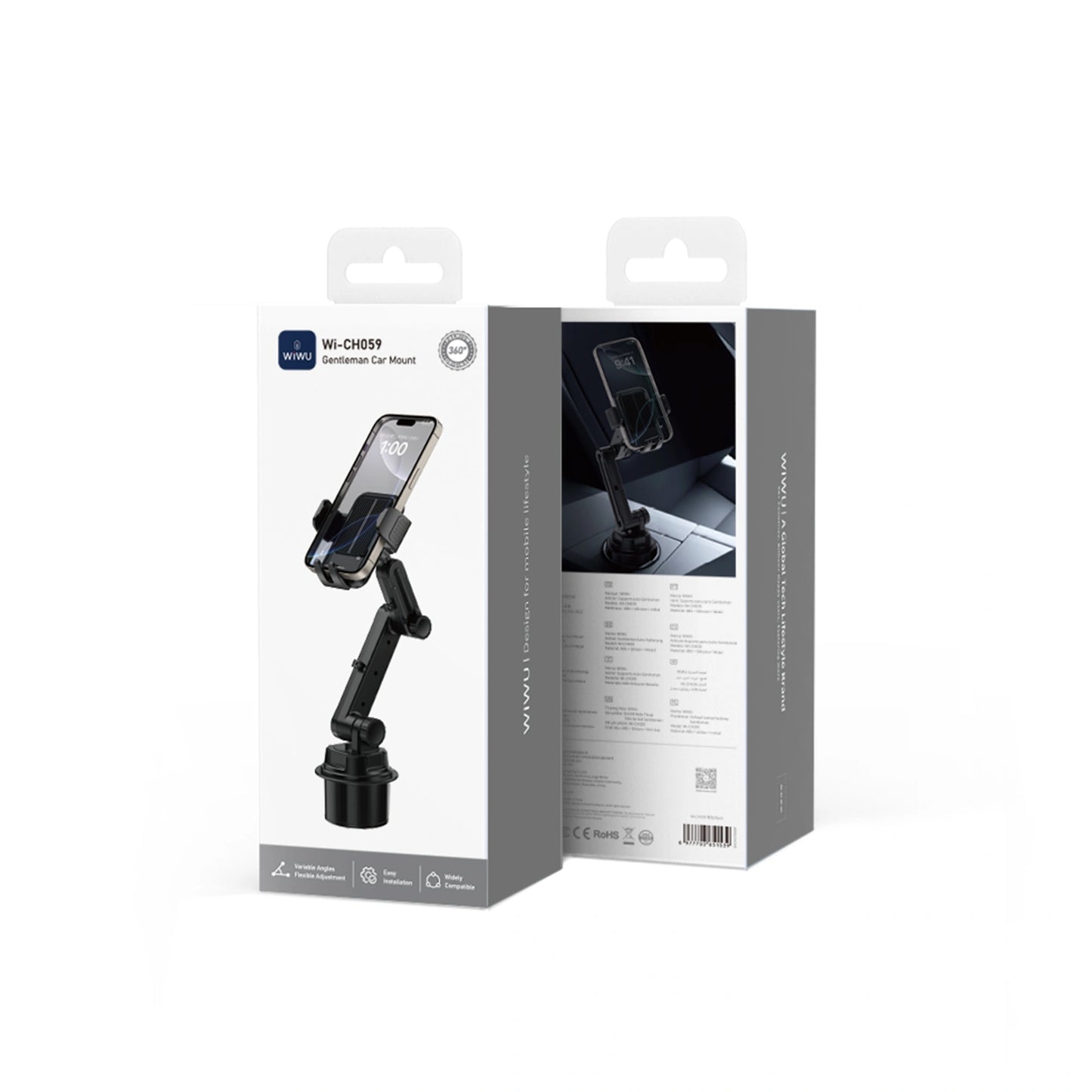 WiWU WI‑CH059 Car Mount Cup Holder
